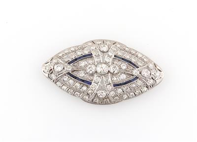 Altschliffdiamant Brosche zus. ca. 3 ct - Exquisite jewellery