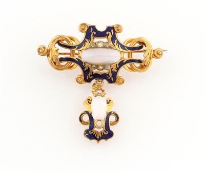 Biedermeier Brosche - Exquisite jewellery