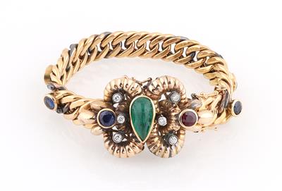 Brillant Farbstein Armband - Exquisite jewellery