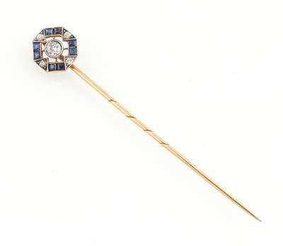 Diamant Anstecknadel zus. ca. 0,30 ct - Exquisite jewellery