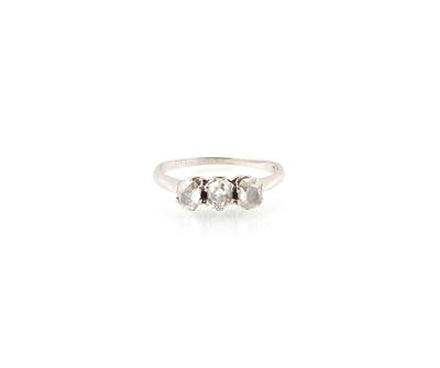 Altschliffdiamant Ring zus. ca. 0,80 ct - Exkluzivní šperky