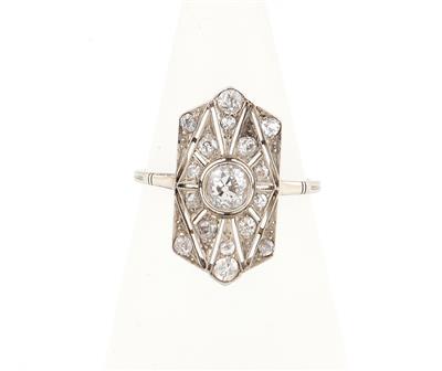 Brillant Damenring zus. ca. 0,85 ct - Erlesener Schmuck