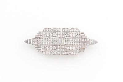 Brillant Diamantbrosche zus. ca. 5,00 ct - Exquisite jewellery