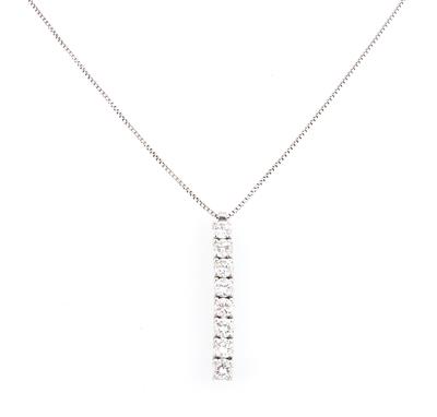 Brillantcollier zus. ca.1,30 ct - Exkluzivní šperky