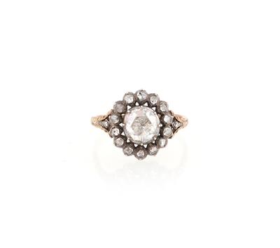 Diamantrauten Ring zus. ca. 0,70 ct - Exquisite jewellery