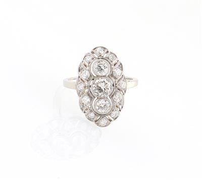 Altschliffbrillant Ring zus. ca. 1,10 ct - Erlesener Schmuck