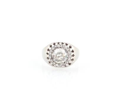 Diamantring zus. ca. 1,80 ct - Klenoty