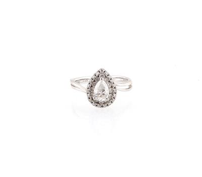 Brillant Diamant Ring zus. ca.0,80 ct - Erlesener Schmuck