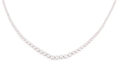 Brillantcollier zus. ca. 11,00 ct - Erlesener Schmuck