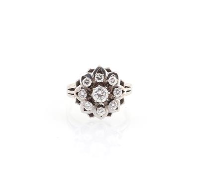 Brillantring zus. ca. 1,00 ct - Erlesener Schmuck