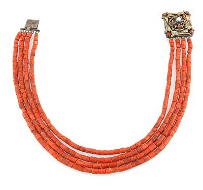 Korallen Kropfband - Jewellery