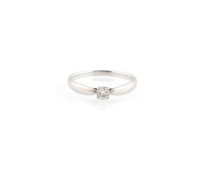 Tiffany  &  Co Brillantsolitär Ring ca. 0,20 ct - Erlesener Schmuck