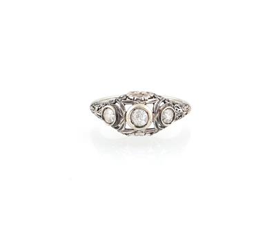 Altschliffdiamant Ring zus. ca. 0,40 ct - Jewellery