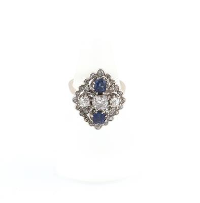 Altschliffdiamant Ring zus. ca. 1,20 ct - Gioielli scelti