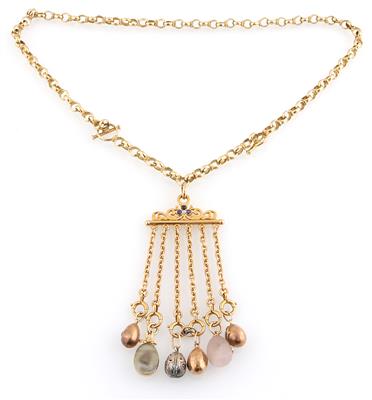 Collier mit 6 Eianhängern - Exquisite jewellery