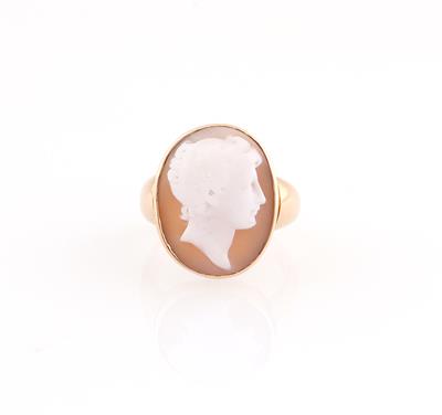 Muschelcamee Ring - Exquisite jewellery