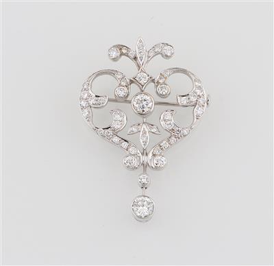 Brillant Diamantbrosche zus. ca. 2,00 ct - Exquisite jewellery