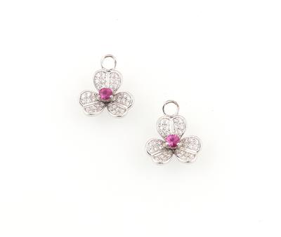 Brillant Einhänger zus. ca. 0,85 ct - Exquisite jewellery