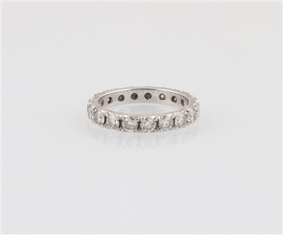 Brillant Memoryring zus. ca. 2,20 ct - Erlesener Schmuck