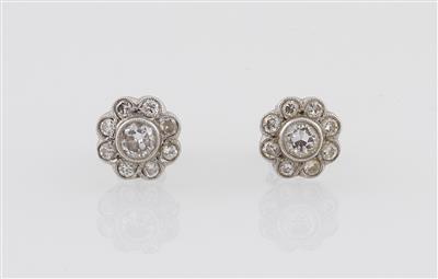 Brillant Ohrschrauben zus. ca. 0,60 ct - Exquisite jewellery