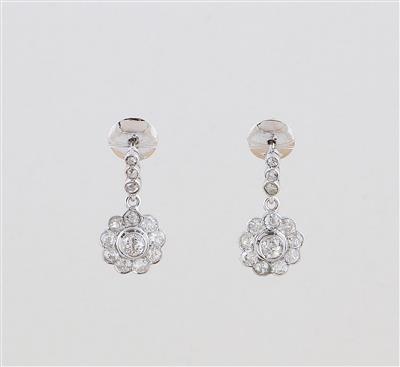 Diamant Ohrgehänge zus. ca. 2,40 ct - Exquisite jewellery