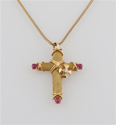 TIFFANY  &  CO. SCHLUMBERGER Brillantkreuz - Exquisite jewellery