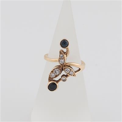 Brillant Saphir Ring - Erlesener Schmuck