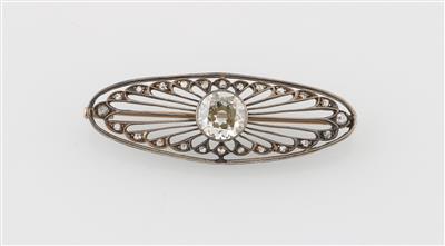 Diamantbrosche zus. ca. 1,50 ct - Exquisite jewellery