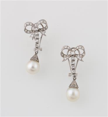 Achtkantdiamant Ohrclipgehänge zus. ca. 0,70 ct - Exquisite jewellery