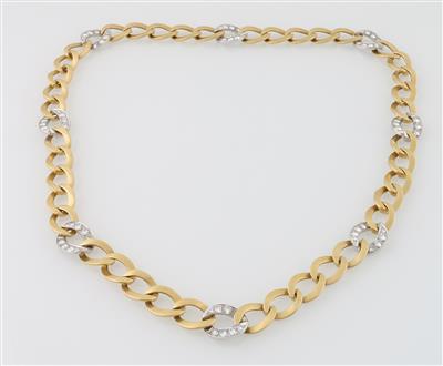 Brillantcollier zus. ca. 12,00 ct - Exkluzivní šperky