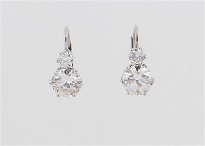 Brillantohrringe zus. ca. 2,85 ct - Exquisite jewellery