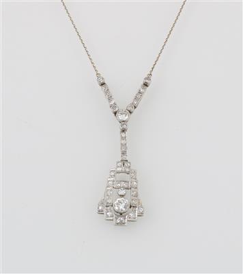 Diamantcollier zus. ca. 1 ct - Exkluzivní šperky