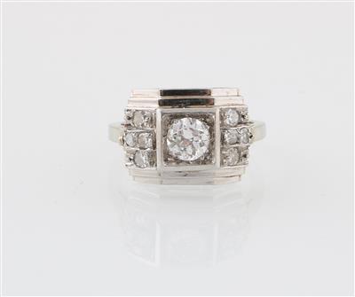 Diamantring zus. ca. 0,60 ct - Erlesener Schmuck