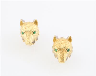 David Webb Ohrstecker Wolf - Exquisite jewellery