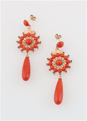 Korallen Ohrgehänge - Exquisite jewellery