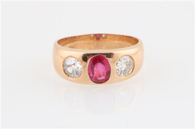 Altschliff Diamant Ring zus. ca. 0,70 ct - Exquisite jewellery