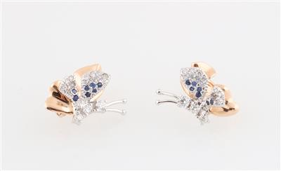 Brillant Ohrringe Schmetterlinge - Exkluzivní šperky