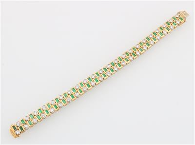 Brillant Smaragd Armband - Exkluzivní šperky