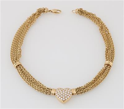 Brillantcollier zus. ca. 1,65 ct - Erlesener Schmuck