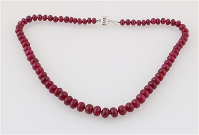 Collier aus behandelten Rubinen - Exkluzivní šperky