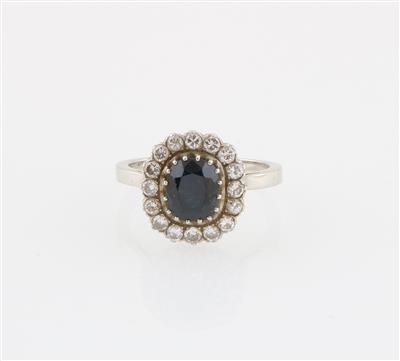 Brillant Saphir Ring - Erlesener Schmuck