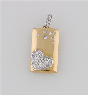 PALIDO Brillantanhänger "Herz" zus. 0,35 ct (grav.) - Exquisite jewellery