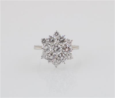 Brillantring zus. ca. 1,70 ct - Erlesener Schmuck