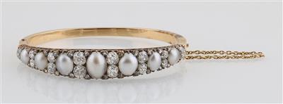 Diamant Kulturperlen Armreif - Jewellery