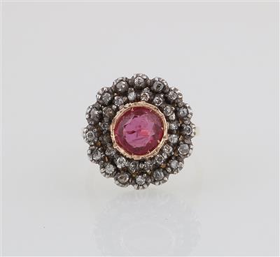 Diamant Rubin Ring - Erlesener Schmuck