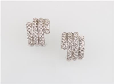 Brillant Ohrclips zus. ca. 2,20 ct - Erlesener Schmuck