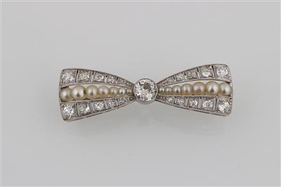 Brillantbrosche zus. ca. 1,60 ct - Exkluzivní šperky