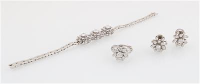 Brillantgarnitur zus. ca. 7 ct - Exquisite jewellery