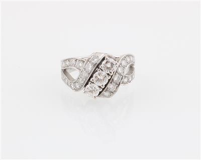 Brillantring zus. ca. 1,60 ct - Exquisite jewellery