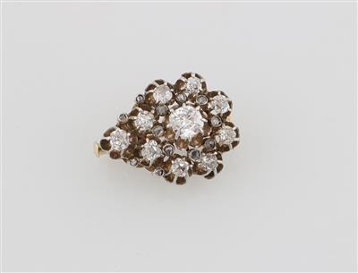 Diamantbrosche zus. ca. 1,45 ct - Gioielli scelti